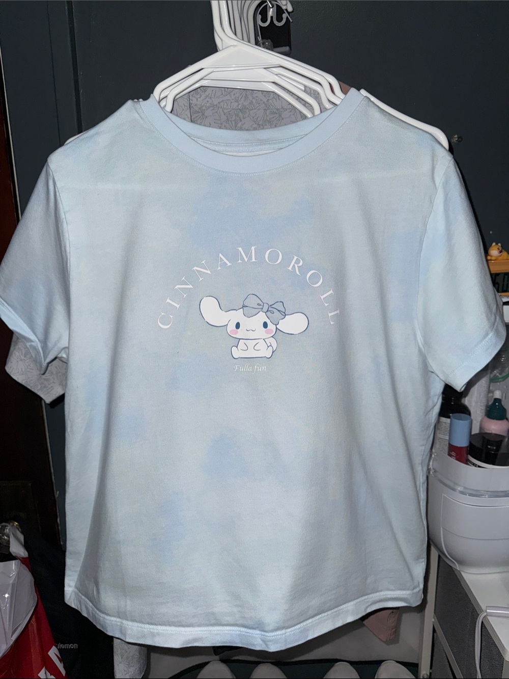 Uniqlo Light Blue Cinnamoroll Graphic Tee